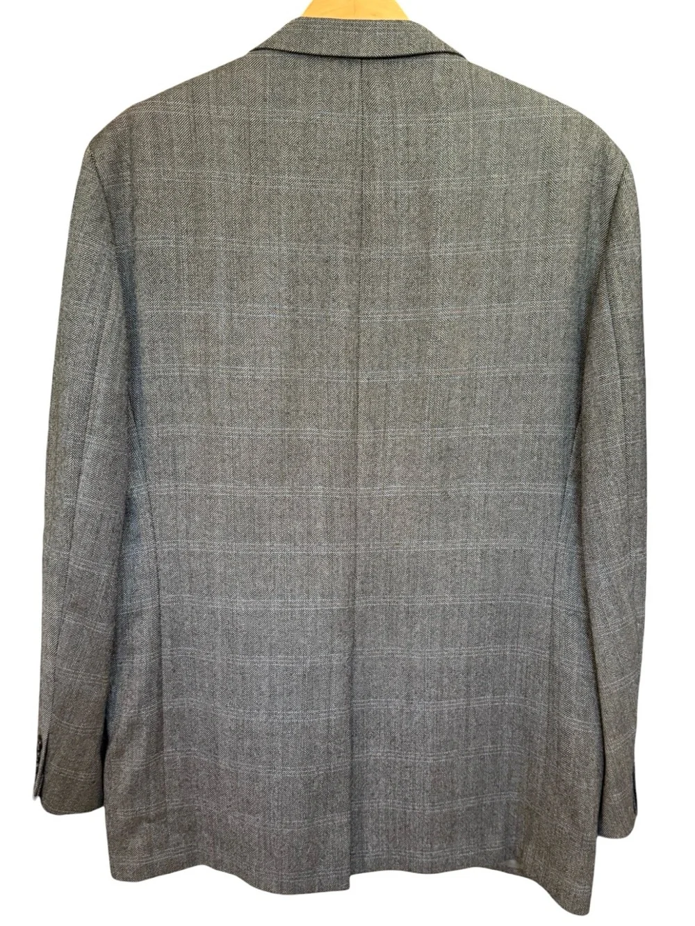 Brooks Brothers Madison 44L Lanificio Campore Wool Gray Herringbone Sport Coat